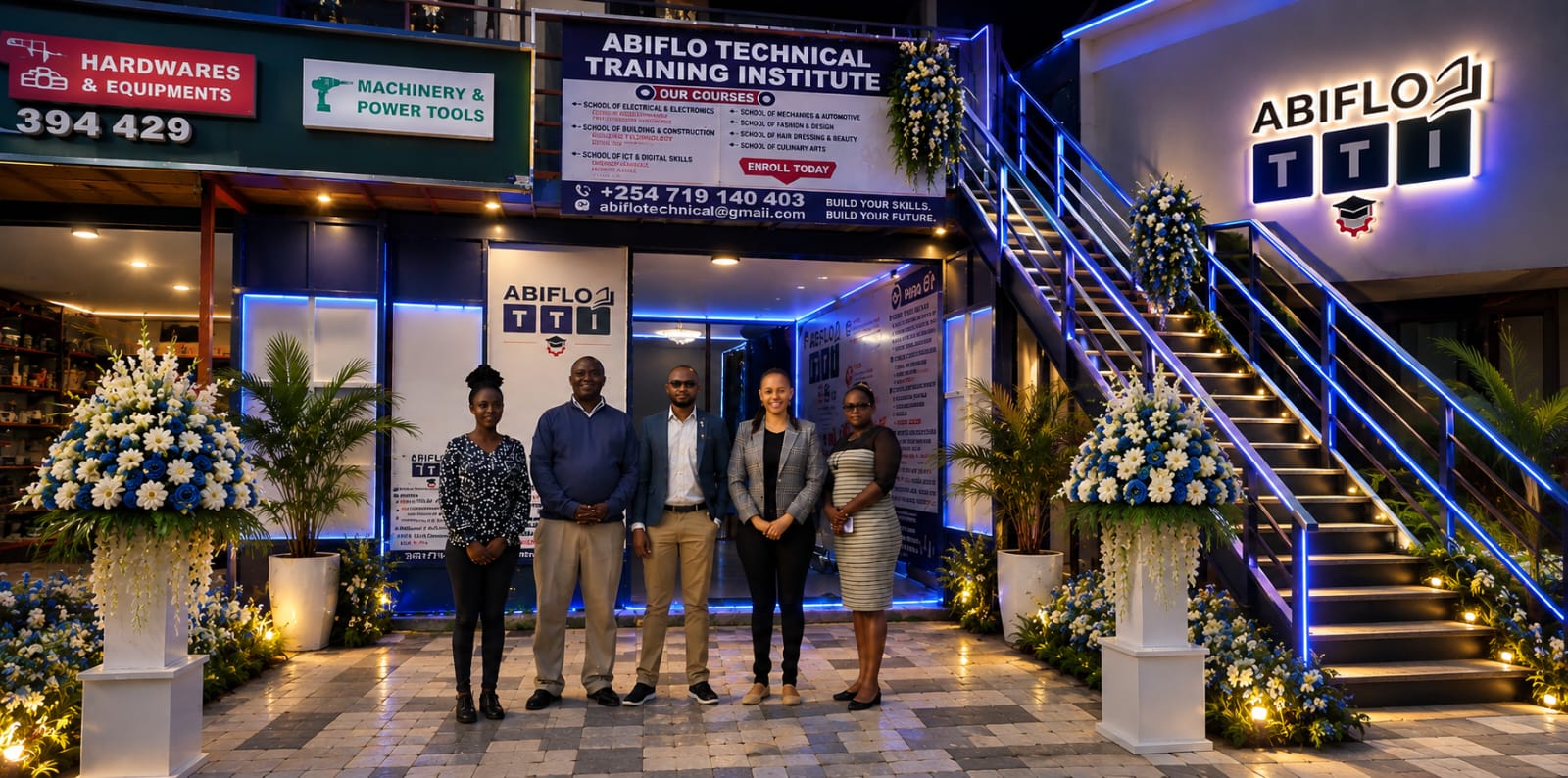 ABIFLO TTI campus and institute team